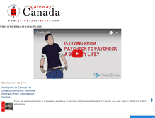 Tablet Screenshot of gatewaytocanada.com